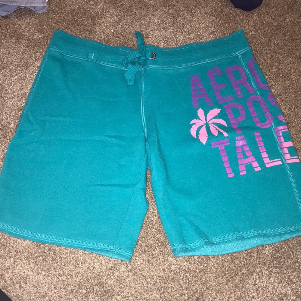 turquoise aeropostale shorts